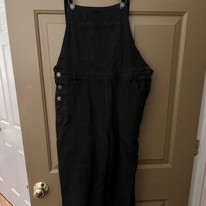 black overalls